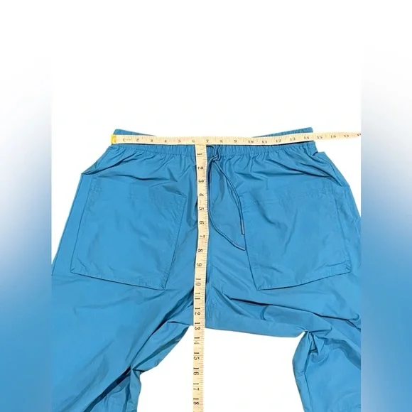 Free People Movement Pant Womens Fly By Night Drawstring Wavy Blue Hiking Small - Picture 10 of 13